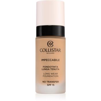 Collistar Impeccabile Long Wear Foundation dlhotrvajúci make-up SPF 15 4R Rosy Sand 30 ml