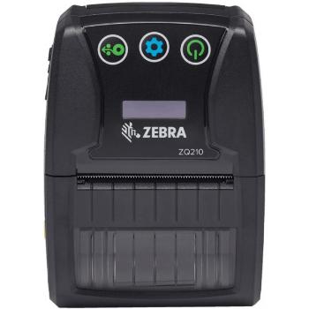 Zebra ZQ210 ZQ21-A0E12KE-00, 8 dots/mm (203 dpi), linerless, CPCL, USB, BT (iOS), black, tiskárna štítků