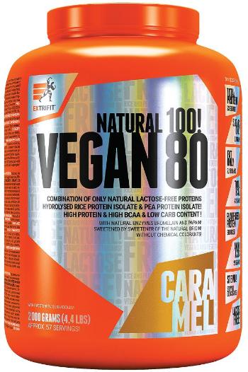 EXTRIFIT Vegan 80 karamel 2000 g