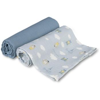 canpol babies Muslin Squares látkové plienky Blue 70x70 cm 2 ks