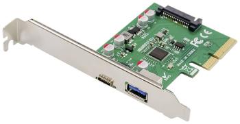 Digitus DS-30225 2 porty kontrolná karta USB 3.1 USB-A, USB-C™, USB 3.1 (Gen 2), USB, USB 2.0, USB 3.2 Gen 1 (USB 3.0),