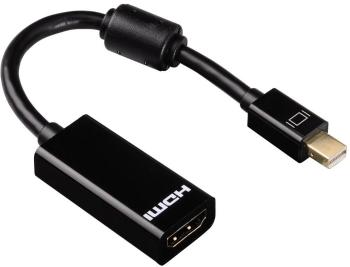 Hama 00053768 DisplayPort / HDMI adaptér [1x mini DisplayPort zástrčka - 1x HDMI zásuvka] čierna