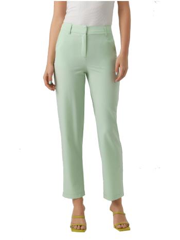 Vero Moda Dámske nohavice VMZELDA Straight Fit 10261257 Mist Green 36/32