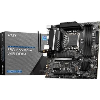 MSI PRO B660M-A WIFI DDR4