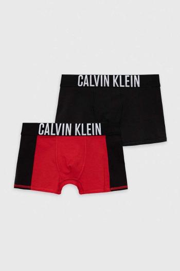 Detské boxerky Calvin Klein Underwear bordová farba