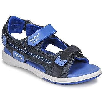 Kickers  Sandále PLANE  Modrá