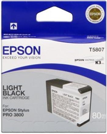 Epson T580900 svetle čierna (light light black) originálna cartridge