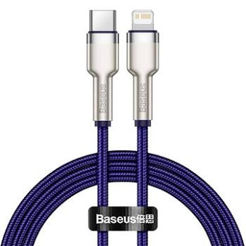 Basesu Cafule Series nabíjací/dátový kábel USB-C na Lightning PD 20 W 1 m, fialový (CATLJK-A05)