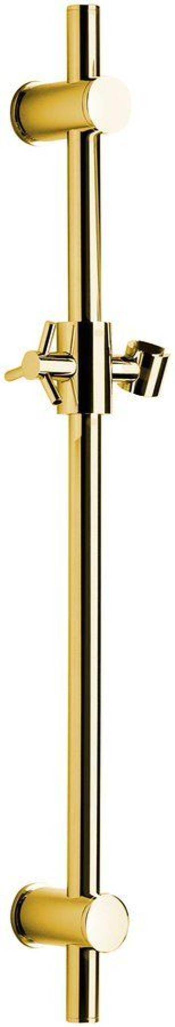 SAPHO - Posuvný držiak sprchy, guľatá, 700mm, zlato SC017