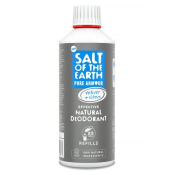 SALT OF THE EARTH Prírodný minerálny dezodorant Pure Amour Vetiver & Citrus pre mužov náhradná náplň 500 ml