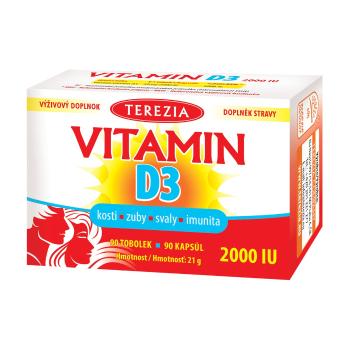 Terezia Vitamin D3 2000 IU 90 kapsúl