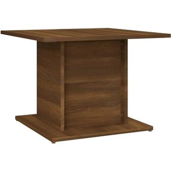 SHUMEE Konferenčný stolík hnedý dub 55,5 × 55,5 × 40 cm drevotrieska, 813097