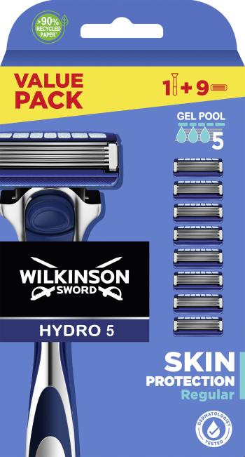 WILKINSON SWORD Holiaci strojček Hydro 5 protection XXL + náhradné hlavice 9 ks