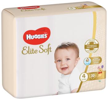 HUGGIES Elite Soft 4 8 - 14 kg 33 ks