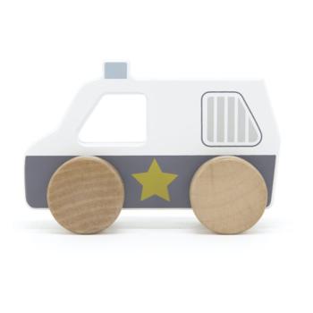 Tryco Wooden Police Car autíčko z dreva 1 ks