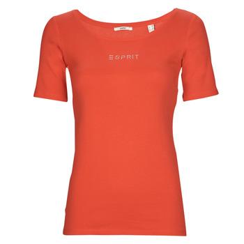 Esprit  Tričká s krátkym rukávom tshirt sl  Červená