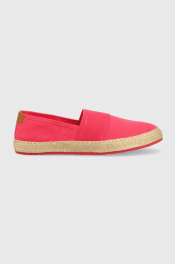 Espadrilky Gant Raffiaville ružová farba, 26569820.G548