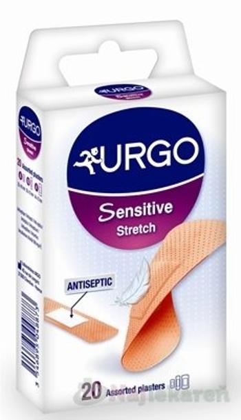 URGO Sensitive Stretch náplasť na citlivú pokožku, 3 veľkosti, 20ks