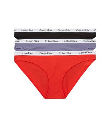 CALVIN KLEIN - nohavičky 3PACK cotton stretch tuscan color - special limited edition-XS