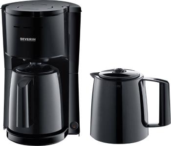 Severin KA 9252 kávovar čierna  Pripraví šálok naraz=8 termoska, s funkciou filtrovania kávy