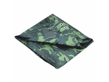 Tarpaulin plachta Khaki 2x3 m, 80 g/m, zakrývacia, oliva/kamufláž