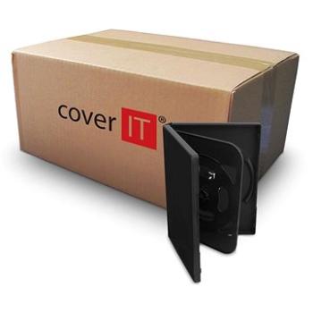 COVER IT box:4 DVD 19 mm čierny – kartón 100 ks (27011)