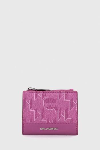 Peňaženka Karl Lagerfeld dámsky, ružová farba