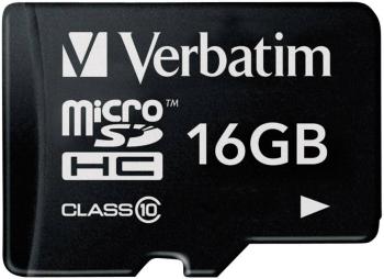 Verbatim Premium pamäťová karta micro SDHC 16 GB Class 10