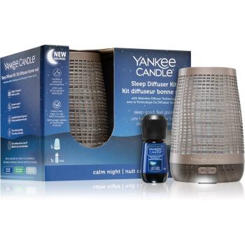 Yankee Candle Sleep Diffuser Kit Bronze elektrický difuzér + náhradná náplň 1 ks