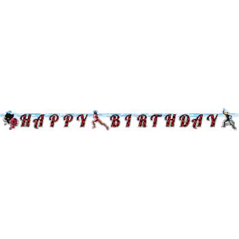 Banner - Happy Birthday Miraculous 15 x 200 cm