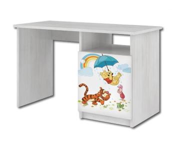 Detský písací stôl - Medvedík Pú a dúha - dekor nórska borovica Desk Winnie-thePooh and rainbow