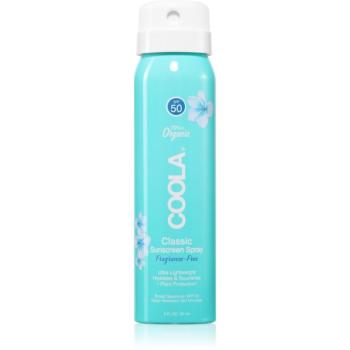 Coola Fragrance Free opaľovací sprej SPF 50 60 ml