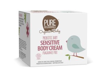 Pure Beginnings PROBIOTICKÝ telový krém pre citlivú detskú pokožku bez vône BIO 250 ml
