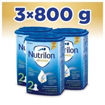 3x NUTRILON 2 Pokračovacie dojčenské mlieko 800 g, 6+