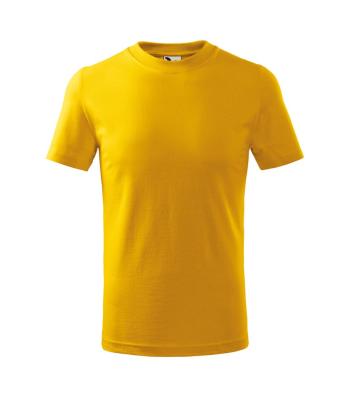 MALFINI Detské tričko Classic - Žltá | 122 cm (6 rokov)