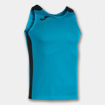 RECORD II TANK TOP TURQUOISE BLACK M