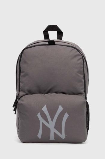 Ruksak New Era MLB NEW YORK YANKEES šedá farba, veľký, s potlačou, 60503788