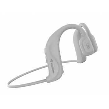 SWISSTEN Bezdrôtové bluetooth slúchadlá Bone conduction, mikrofón, ovládanie hlasitosti, biela, šport. typ bluetooth