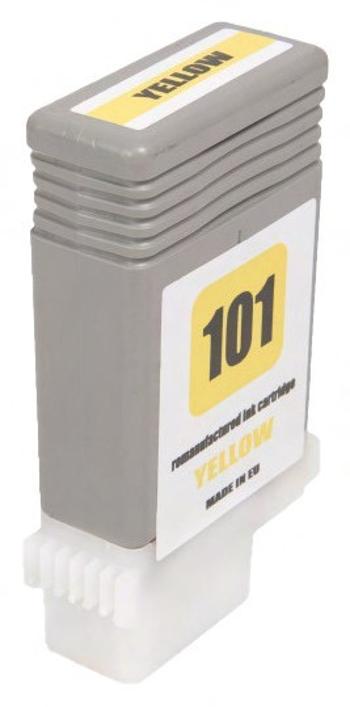 CANON PFI-101 Y - kompatibilná cartridge, žltá, 130ml