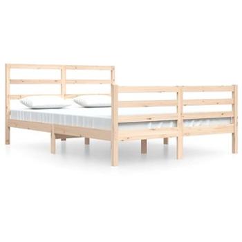 Rám postele masívna borovica 160 × 200 cm, 3105016