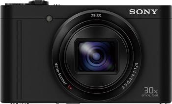 Sony DSC-WX500 digitálny fotoaparát 18.2 Megapixel Zoom (optický): 30 x čierna  otočný a naklápací displej, Full HD vide