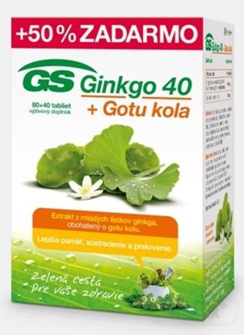 GS Ginkgo 40 + Gotu kola