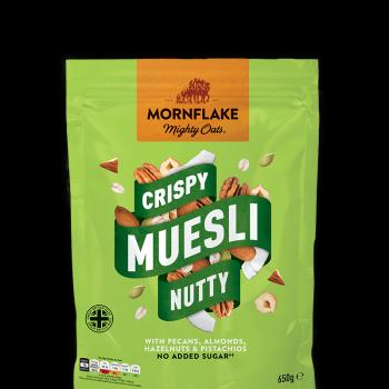 Chrumkavé Müsli Nutty - Mornflake, 650g