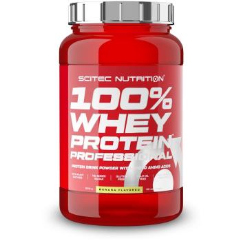 Scitec Nutrition 100% Whey Protein Professional srvátkový proteín s tráviacimi enzýmami príchuť Banana 920 g