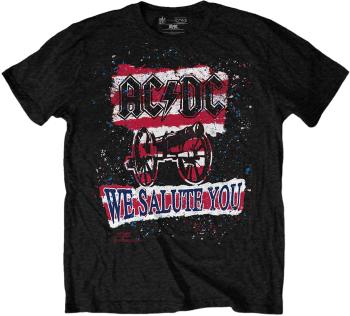 AC/DC Tričko We Salute You Stripe Black XL