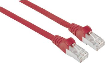 Intellinet 319225 RJ45 sieťové káble, prepojovacie káble CAT 6A S/FTP 15.00 m červená fóliové tienenie, tienenie pletivo