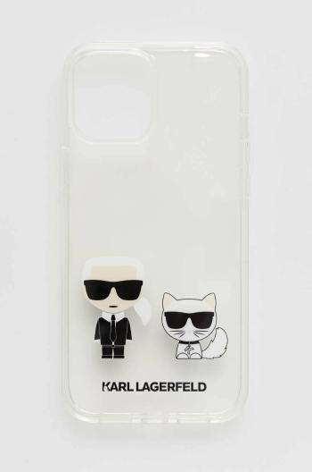 Puzdro na mobil Karl Lagerfeld iPhone 12 Pro Max 6,7'' priehľadná farba