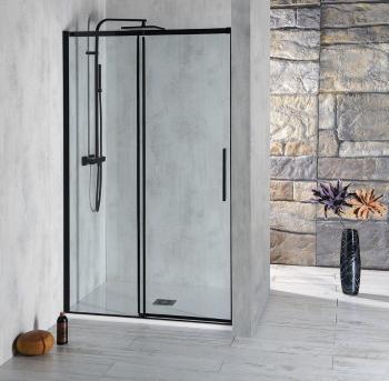 POLYSAN - ALTIS LINE BLACK sprchové dvere 1170-1210mm, výška 2000mm, číre sklo AL3012B