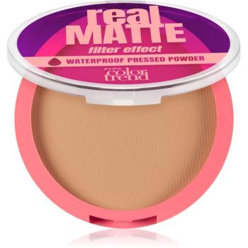 Avon ColorTrend Real Matte vodeodolný púder s matným efektom odtieň Medium Tan 10 g