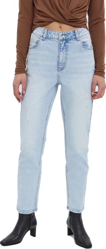 Vero Moda Dámske džínsy VMBRENDA Straight Fit 10258017 Light Blue Denim 30/34